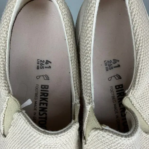 Birkenstock Oswego Sandcastle Canvas Slip-On Loafer EU 41 W10-10.5 M8-8.5 - Picture 6 of 9